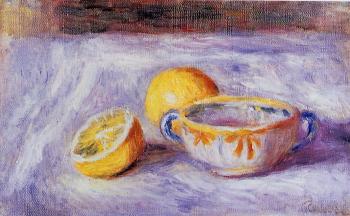 皮埃爾 奧古斯特 雷諾阿 Still Life with Lemons